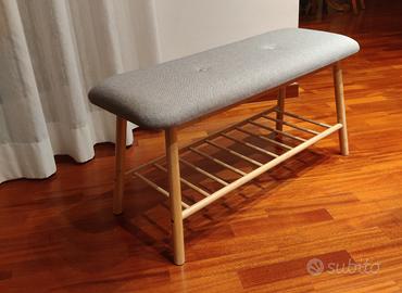 panchetta con pratico ripiano per scarpe