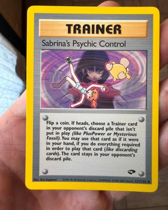 Carte Pokemon Sabrina's Psychic Control Gym Challe