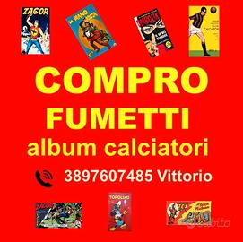 Valutazioni fumetti album calciatori vintage