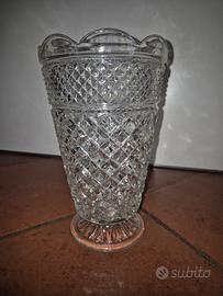 Vaso di cristallo vintage