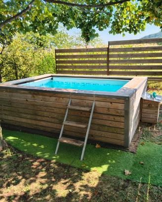 Piscina Bestway 282 × 196 × 84 con rivestimento