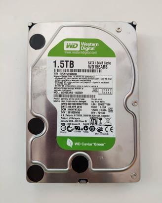 HDD Western Digital Caviar Green 1,5 TB SATA