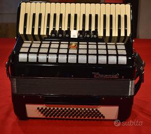 FISARMONICA PARROT A PIANO 37-80 3/5 NERO