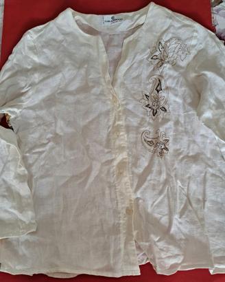 Camicia di lino Carla Ferroni by Lady Jane
