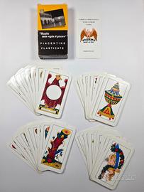 Mazzo di carte piacentine plastificate Muoio