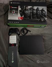 Xbox one x +1controller