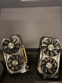 Rtx 1080ti zotac 11gb due schede