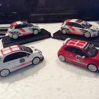 Cararama modelli 1 43 Fiat Abarth 500 assetto cors