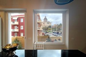 Bonaria, panoramico trivano ristrutturato