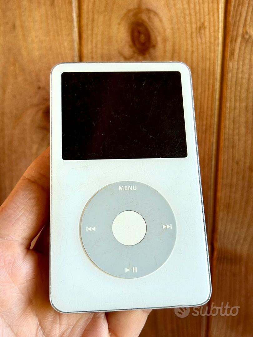 Apple iPod Classic 30GB 5th Gen A1136 Bianco Rotto - Audio/Video
