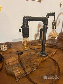 lampade  da tavolo  stile  industriale 