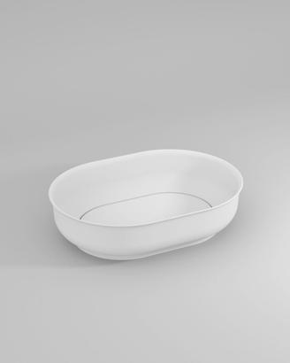 Lavabo da appoggio ovale Ideagroup