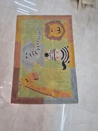 Tappeto x cameretta bimbi coordinato alle tende