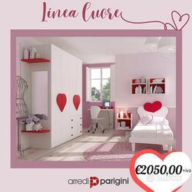 Cameretta a composizione - MOD. CUORE 02