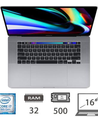 Apple Macbook Pro T16" ricondizionato 32gb+512gb