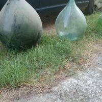 Damigiane d'epoca per arredamento