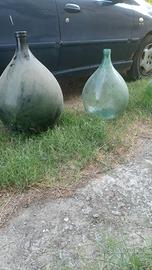 Damigiane d'epoca per arredamento