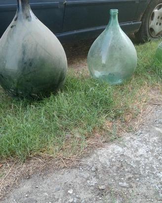 Damigiane d'epoca per arredamento