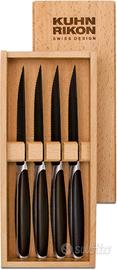 Set 4 Coltelli da bistecca antiaderenti Kuhn Rikon