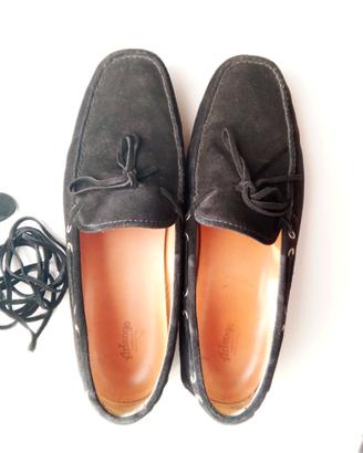 Mocassini scamosciati Arfango uomo 45 nero