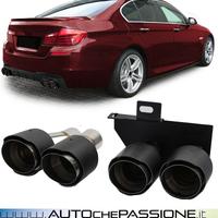 Coppia terminalini scarico per Bmw F10/F11 10>17