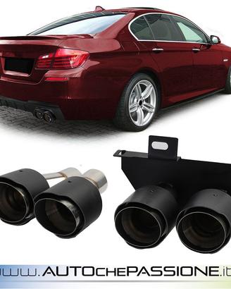 Coppia terminalini scarico per Bmw F10/F11 10>17