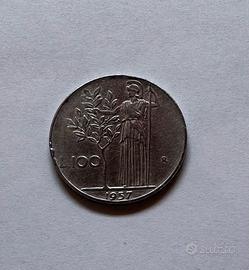 100 lire 1957