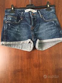 Zara - pantalonicini corti shorts jeans donna