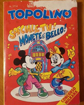 Topolino libretto Disney n.1714 del 2 Ottobre 1988