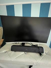 Monitor e cassa audio