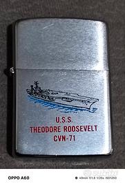 Accendino Zippo Portaerei USS Roosevelt CVN-71