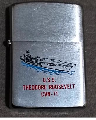 Accendino Zippo Portaerei USS Roosevelt CVN-71