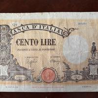Banconota 100 lire - Regno d'Italia