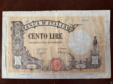 Banconota 100 lire - Regno d'Italia