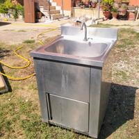 Lavandino Cucina Professionale Acciaio 60x60