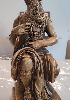 l Mose di Michelangelo - scultore Bessi- 1950