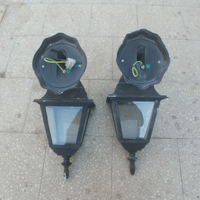 2 lanterne esterne da parete o giardino