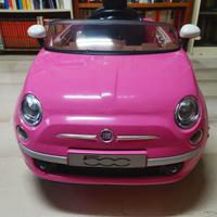 Fiat 500 radiocomandata bambina rosa barbie
