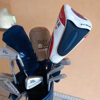 Sacca da golf con 13 mazze Taylormade
