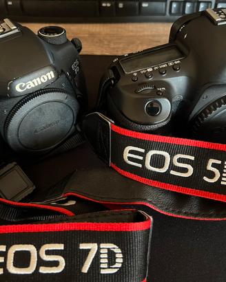 Canon eos 5D mark 4 e eos 7D