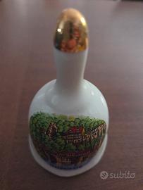 campanella souvenir in porcellana tedesca  