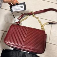 Primadonna bordeaux elegante con dust bag nuova