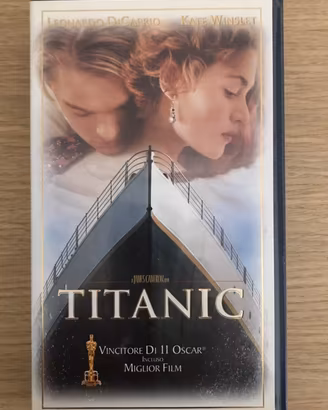 Titanic videocassetta in VHS