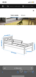 Lettino Ikea +materasso