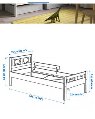 Lettino Ikea +materasso