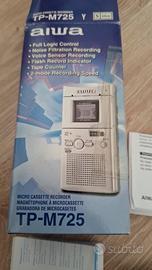 Aiwa TP-M725 registratore microcassette vintage 