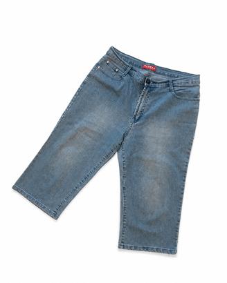 Jeans Donna RE&X Pinocchietto Blu Denim Taglia 48