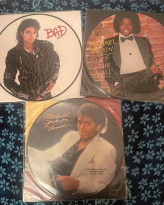 Michael Jackson 3 LP Pic:Off the Wall Thriller Bad