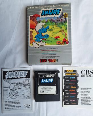 SMURF CARTUCCIA PAL CBS COLECOVISION, VINTAGE