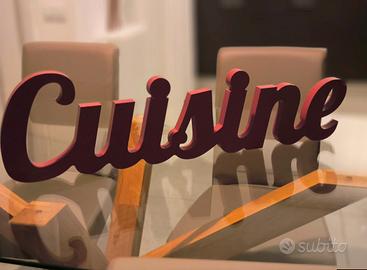 Decorazione per cucina o locali simili - Scritta "